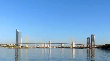 Bangkok, Tayland - 30 Mayıs 2015: Modern cam bina 