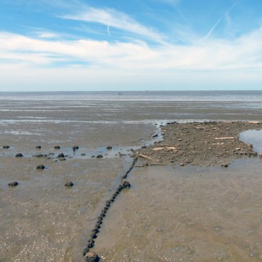 güneşli bir gün içinde deniz manzarası