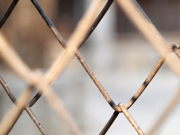 Řetězu plot zblízka — Stock fotografie