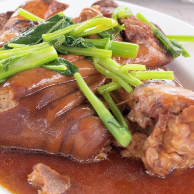 Demlenmiş Domuz eti bacak, Tayland gıda