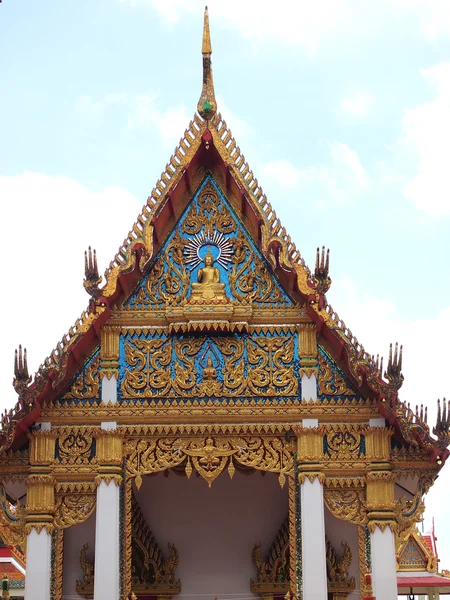 Marmor tempel (Wat Asokaram) Samutprakan Thailand — Stockfoto