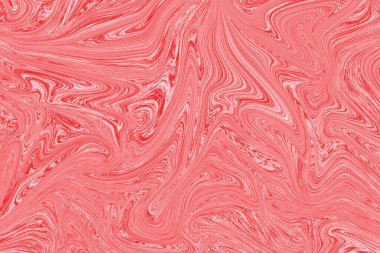 Beyaz kağıt üzerinde sıvı kırmızı boya soyut arkaplan