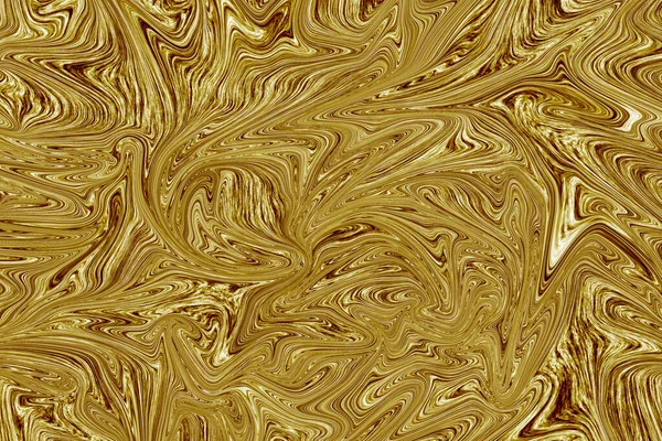 Beyaz kağıt üzerinde sıvı altın boya soyut arkaplan