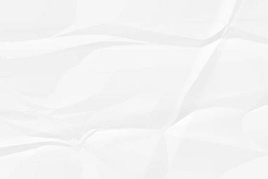 Buruşmuş beyaz kağıt arkaplanı kapat