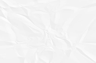 Buruşmuş beyaz kağıt arkaplanı kapat