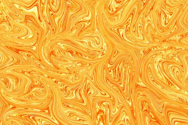 Beyaz kağıt üzerinde sıvı altın boya soyut arkaplan