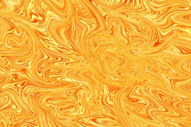 Beyaz kağıt üzerinde sıvı altın boya soyut arkaplan