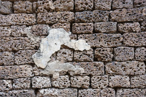 Laterite Pedra Textura Fundo Close — Fotografia de Stock