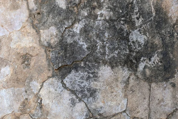 Mur Ciment Béton Grunge Avec Fissure — Photo