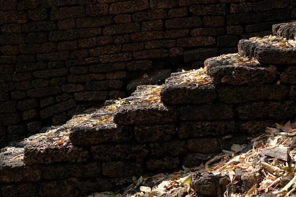 Old stair made from laterite