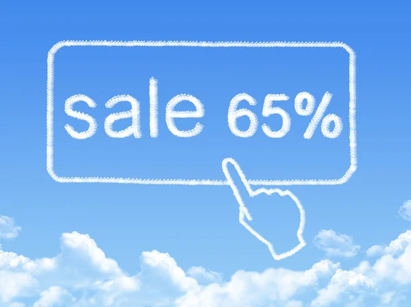 販売 65% メッセージ雲の形 — ストック写真