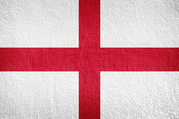 Grungy England flagga målade på betongvägg — Stockfoto