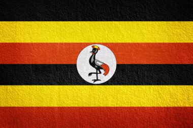 Grunge uganda bayrağı 