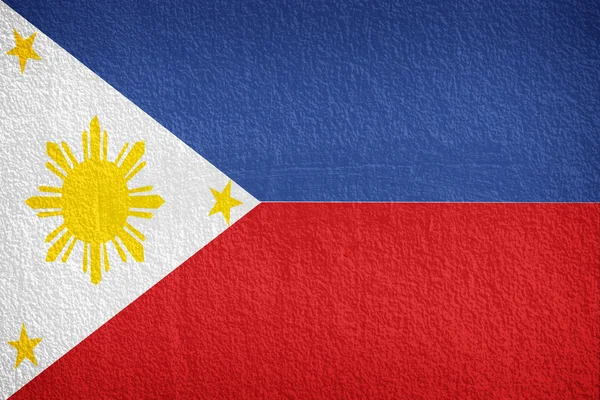 Grunge flag of Philippines — Stock Photo, Image