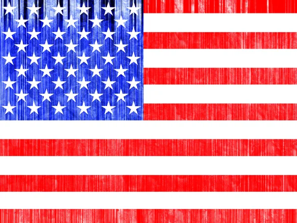 Vlag van de Amerikaanse grunge — Stockfoto