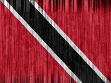 Trinidad ve Tobago bayrak doku kağıt