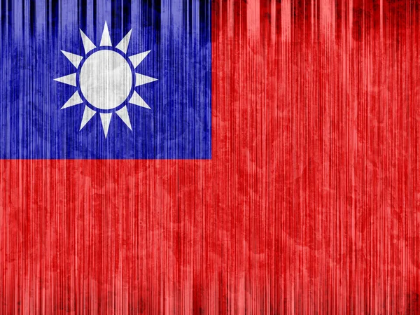 Taiwan flag paper texture — Stock Photo, Image