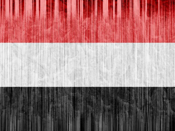Yémen drapeau texture de papier — Photo