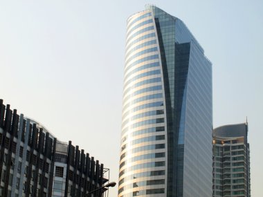 Bangkok, Tayland - 25 Ocak: Modern cam bina 