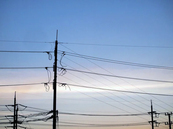 Пост электричества — стоковое фото