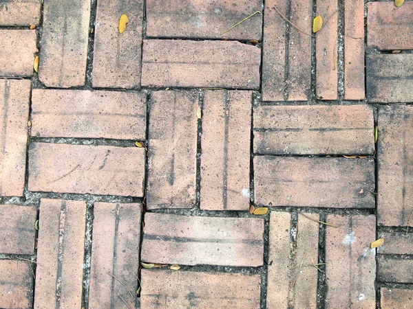 れんが造りの通路上のパターン — ストック写真