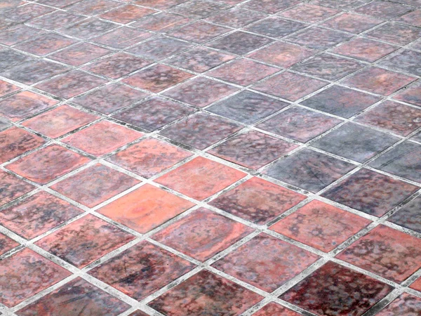 Patterns on the brick walkway — Stock Photo, Image