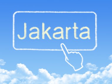 Jakarta mesaj bulut şekli
