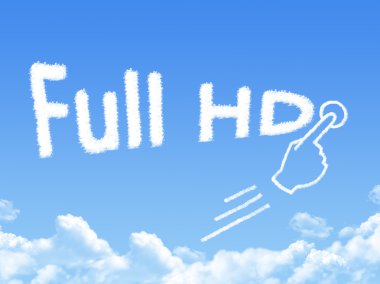 full hd mesaj bulut şekli 