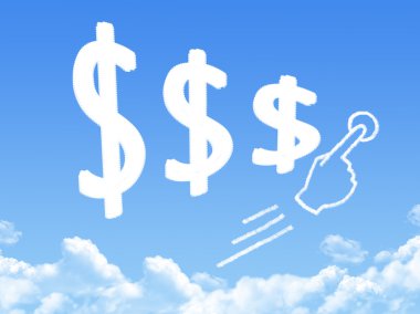 $ Mesaj bulut şekli 