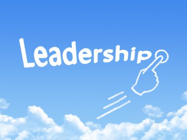 liderlik mesaj bulut şekli