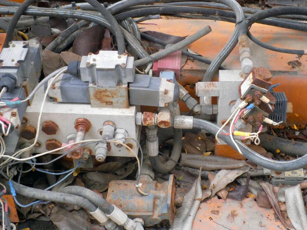 Damaged engine — Stock Photo, Image