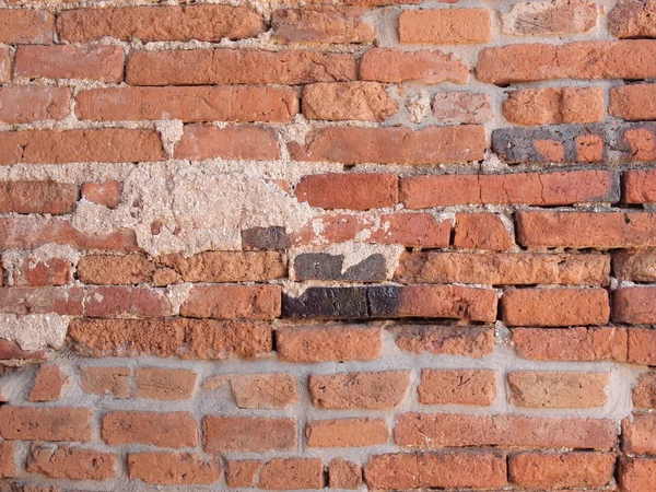 Antigua pared de ladrillo en una imagen de fondo — Foto de Stock