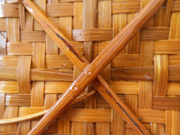 Pattern and design of Thai style bamboo handcraft — Stock Photo, Image