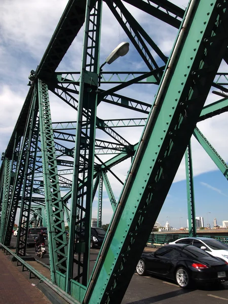 Most ze stali (Industrial Ring Road Bridge), Bangkok, Tajlandia — Zdjęcie stockowe