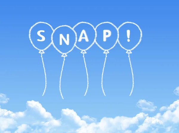 İleti snap gibi şeklinde bulut
