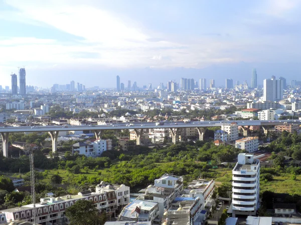 Bangkok, Tayland - 6 Kasım 2014: Bangkok, Tayland, Thailand, havadan görünümü. Bangkok Tayland, Tayland ekonomik Merkezi'en büyük şehridir. — Stok fotoğraf