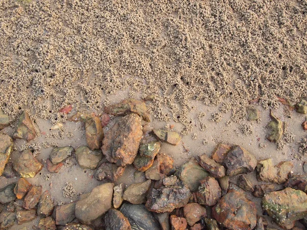 Apró kövek a tengerparton — Stock Fotó