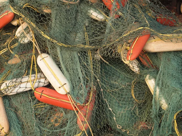 Fischernetz aus nächster Nähe — Stockfoto