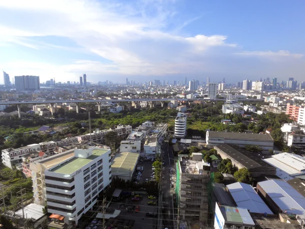 Bangkok, Tayland - 6 Kasım 2014: Bangkok, Tayland, Thailand, havadan görünümü. Bangkok Tayland, Tayland ekonomik Merkezi'en büyük şehridir. — Stok fotoğraf