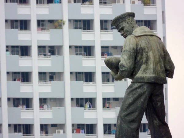 Bangkok - 16 dubna 2012: zblízka památník vítězství v Bangkoku, Thajsko. — Stock fotografie