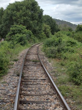 Demiryolu parça yakın çekim