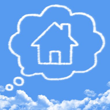 Hayalinizdeki evi şeklinde bulut