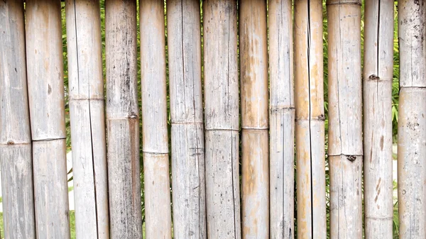 竹フェンスをクローズ アップ — ストック写真