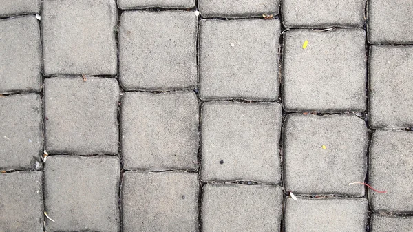 Pavement Background of grey cobble stones — Stock Photo, Image