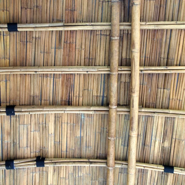 Bamboo roof close up — Stock Photo, Image