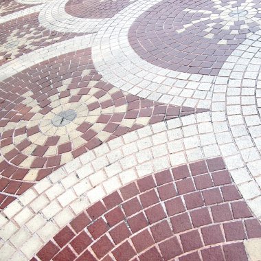 döşeme arka planı gri Arnavut kaldırımı taşları