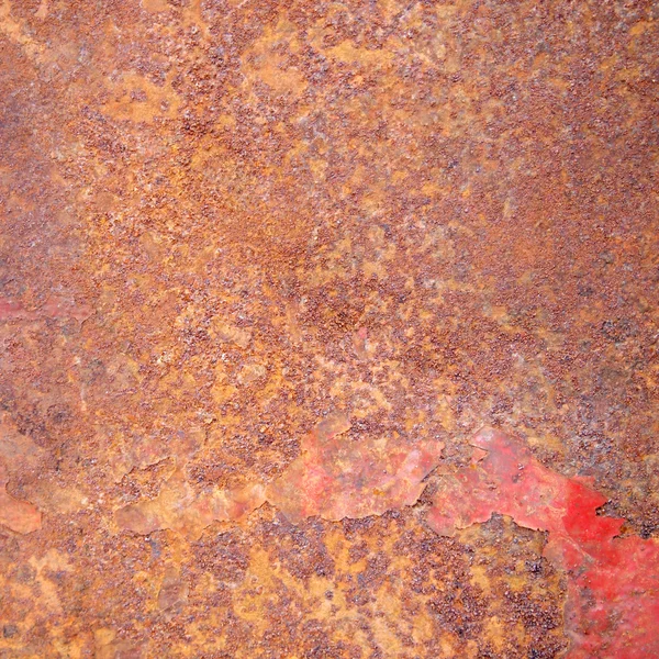Roya de la superficie de hierro de cerca —  Fotos de Stock