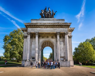 Wellington Arch, aka Anayasa kemer veya yeşil Park kemer, ben
