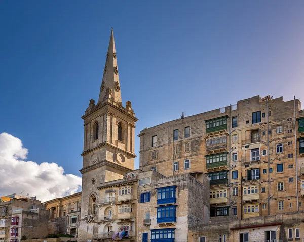 Saint Paul Anglikánská katedrála v údolí, Malta — Stock fotografie
