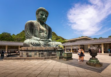 kamakura (kamakura daibutsu) büyük Buda, bronz statu